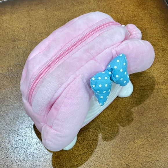 My Melody Plush Cosmetic Makeup Pouch Travel Case Kawaii Sanrio Pink - Picture 6 of 11